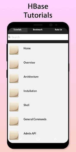 Run android online APK Easy HBase Tutorial from MyAndroid or emulate Easy HBase Tutorial using MyAndroid