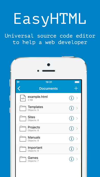 Emulate iPhone app EasyHTML using MyAndroid Emulate iPhone app EasyHTML using MyAndroid