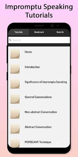 Run android online APK Easy Impromptu Speaking Tutorial from MyAndroid or emulate Easy Impromptu Speaking Tutorial using MyAndroid