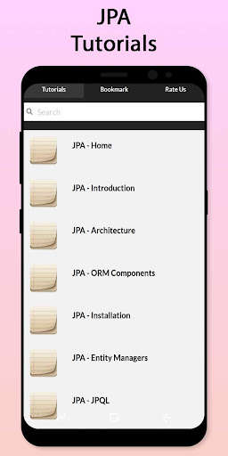 Run android online APK Easy JPA Tutorial from MyAndroid or emulate Easy JPA Tutorial using MyAndroid