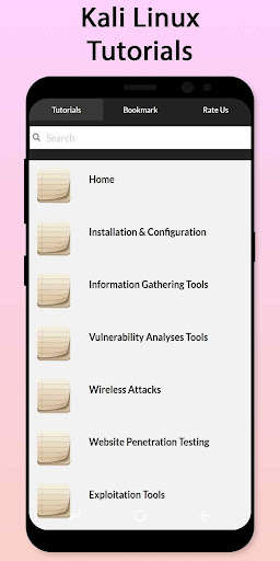 Run android online APK Easy Kali Linux Tutorial from MyAndroid or emulate Easy Kali Linux Tutorial using MyAndroid