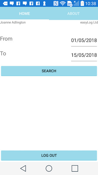 Emulate iPhone app easyLog Staff Portal using MyAndroid Emulate iPhone app easyLog Staff Portal using MyAndroid