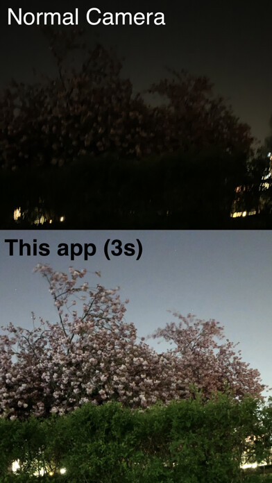 Emulate iPhone app Easy Long Exposure Camera using MyAndroid