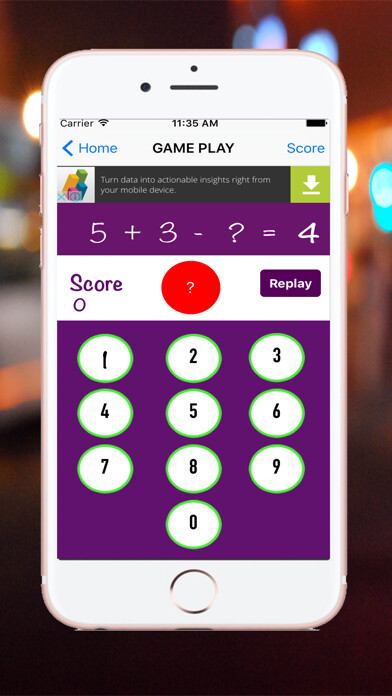 Emulate iPhone app easy math game + using MyAndroid Emulate iPhone app easy math game + using MyAndroid