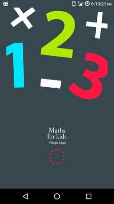 Emulate Android APK Easy Maths For Kids In Telugu