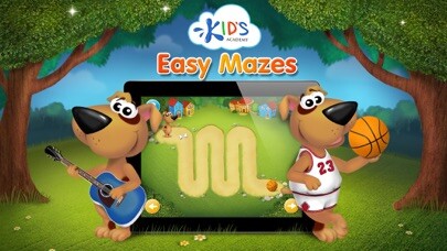 Emulate iPhone app Easy mazes for kids - my first workbook by Kids Academy! using MyAndroid