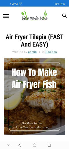 Run android online APK Easy Meals Ideas from MyAndroid or emulate Easy Meals Ideas using MyAndroid