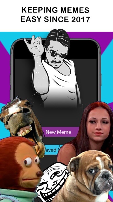 Emulate iPhone app Easy Meme Maker- Funny Pics using MyAndroid