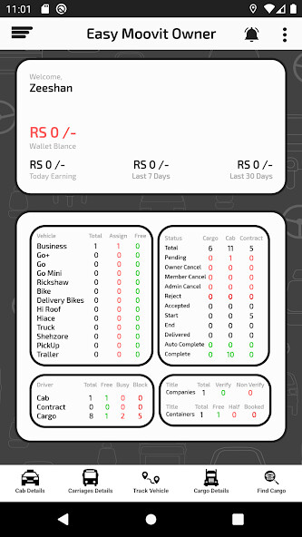 Run android online APK Easy Moovit - Vehicle Owner from MyAndroid or emulate Easy Moovit - Vehicle Owner using MyAndroid