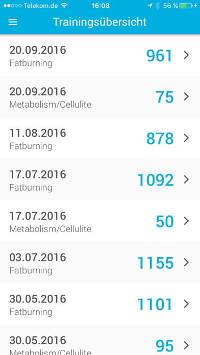 Emulate iPhone app Easy Motion Skin - My Stats using MyAndroid