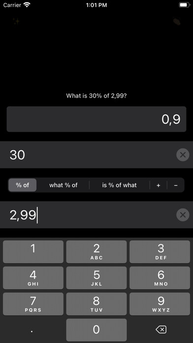 Emulate iPhone app Easy Percent Calculator using MyAndroid Emulate iPhone app Easy Percent Calculator using MyAndroid