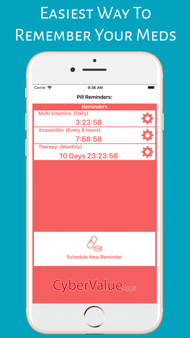 Emulate iPhone app Easy Pill Reminder using MyAndroid Emulate iPhone app Easy Pill Reminder using MyAndroid