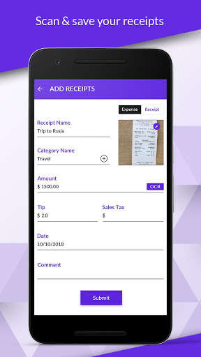 Run android online APK Easy Receipt Expense Tracker from MyAndroid or emulate Easy Receipt Expense Tracker using MyAndroid
