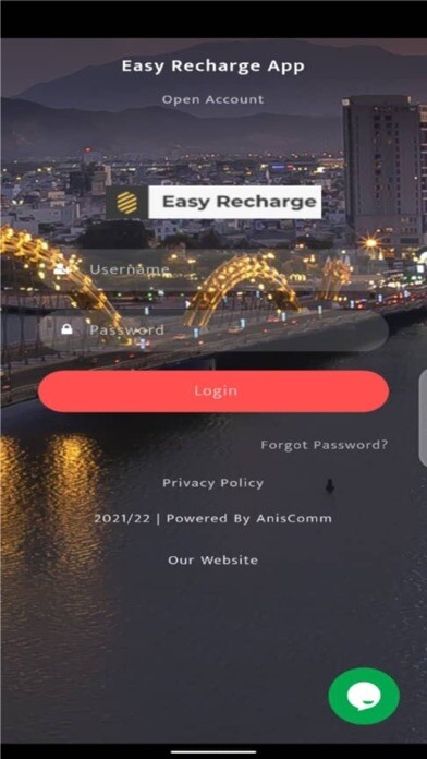 Emulate iPhone app Easy Recharge App using MyAndroid
