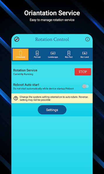 Run android online APK Easy Screen Rotation Manager from MyAndroid or emulate Easy Screen Rotation Manager using MyAndroid