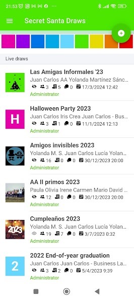 Emulate iPhone app Easy Secret Santa using MyAndroid Emulate iPhone app Easy Secret Santa using MyAndroid