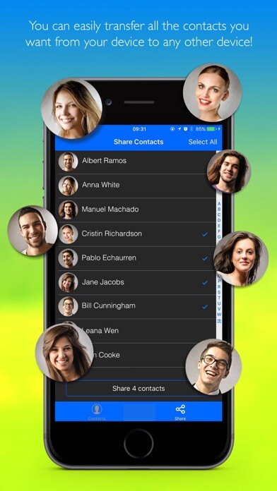 Emulate iPhone app Easy Share Contacts Pro using MyAndroid Emulate iPhone app Easy Share Contacts Pro using MyAndroid