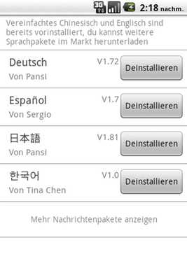 Emulate Android APK Easy SMS German language Emulate Android APK Easy SMS German language