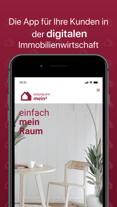 Emulate iPhone app easysquare mein² using MyAndroid Emulate iPhone app easysquare mein² using MyAndroid