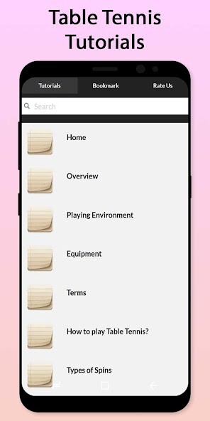 Run android online APK Easy Table Tennis Tutorial from MyAndroid or emulate Easy Table Tennis Tutorial using MyAndroid