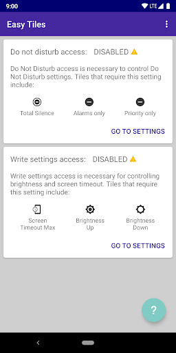 Run android online APK Easy Tiles - Convenient Access to Useful Settings from MyAndroid or emulate Easy Tiles - Convenient Access to Useful Settings using MyAndroid