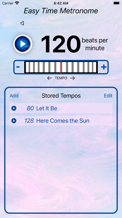 Emulate iPhone app Easy Time Metronome using MyAndroid Emulate iPhone app Easy Time Metronome using MyAndroid