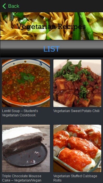 Emulate Android APK Easy vegetarian recipes