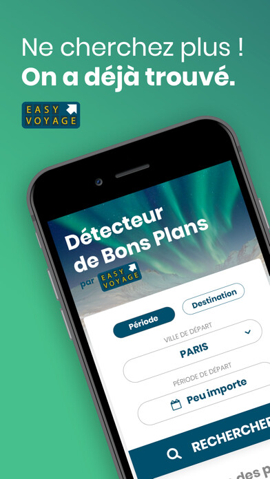 Emulate iPhone app Easyvoyage - comparateur vols using MyAndroid