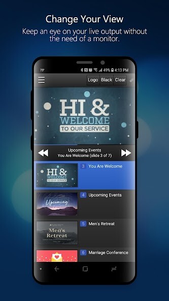Emulate iPhone app EasyWorship Remote using MyAndroid Emulate iPhone app EasyWorship Remote using MyAndroid