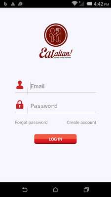 Emulate Android APK Eatalian App