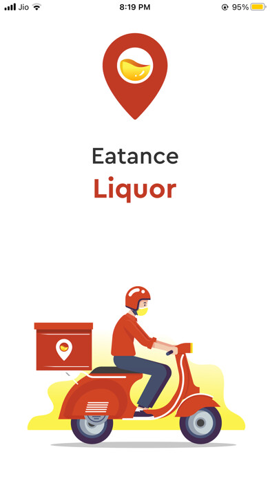 Emulate iPhone app Eatance Liquor - Delivery using MyAndroid