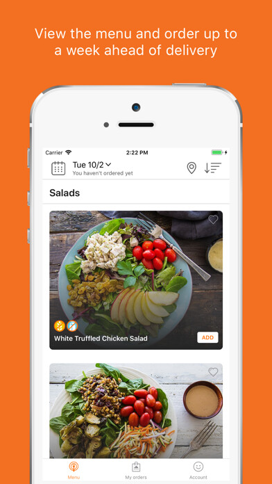 Emulate iPhone app EAT Club - Corporate Catering using MyAndroid Emulate iPhone app EAT Club - Corporate Catering using MyAndroid