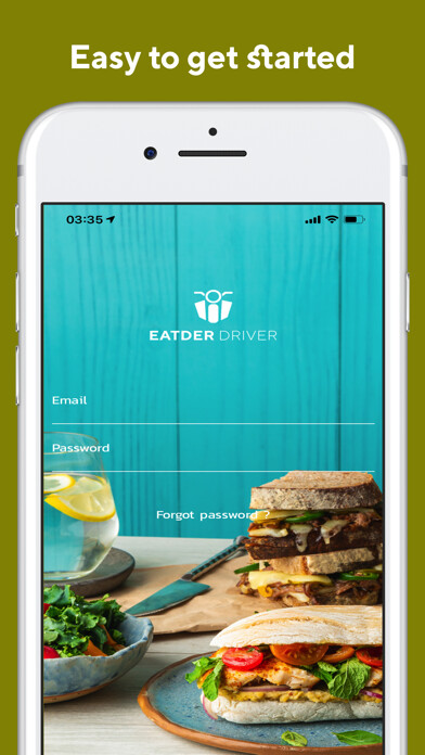 Emulate iPhone app EATDER Driver using MyAndroid Emulate iPhone app EATDER Driver using MyAndroid
