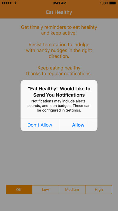 Emulate iPhone app Eat Healthy using MyAndroid Emulate iPhone app Eat Healthy using MyAndroid