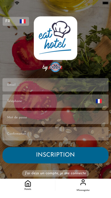 Emulate iPhone app eat hotel using MyAndroid