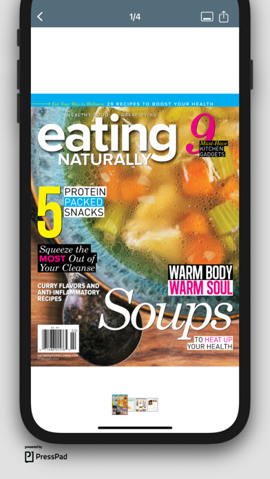 Emulate iPhone app Eating Naturally Magazine using MyAndroid Emulate iPhone app Eating Naturally Magazine using MyAndroid