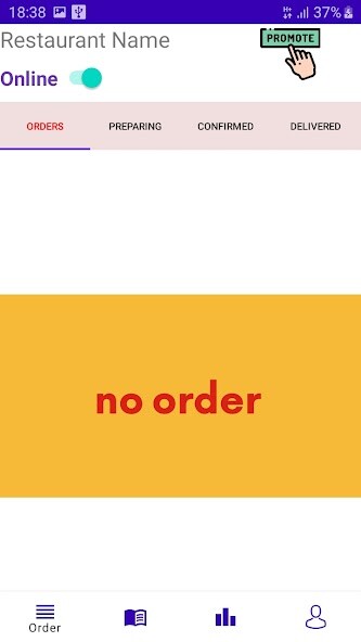 Run android online APK EatMax Restaurant Partner from MyAndroid or emulate EatMax Restaurant Partner using MyAndroid