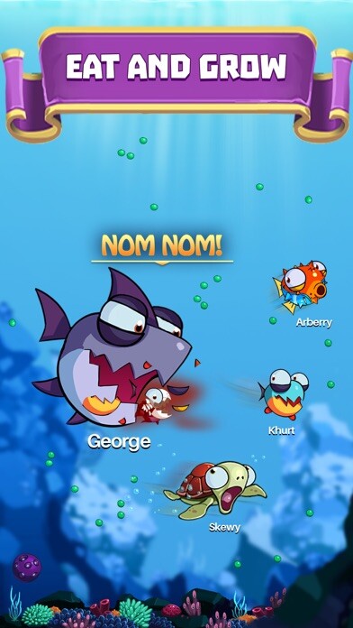 Emulate iPhone app EatMe.io: Hungry Fish Attack! using MyAndroid Emulate iPhone app EatMe.io: Hungry Fish Attack! using MyAndroid