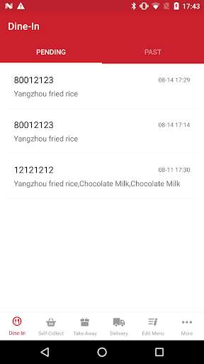 Run android online APK EatQ Server from MyAndroid or emulate EatQ Server using MyAndroid