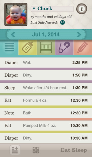 Emulate iPhone app Eat Sleep: Simple Baby Tracking using MyAndroid Emulate iPhone app Eat Sleep: Simple Baby Tracking using MyAndroid