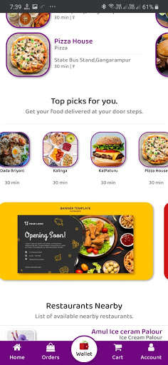 Run android online APK Eatsy Gangarampur from MyAndroid or emulate Eatsy Gangarampur using MyAndroid