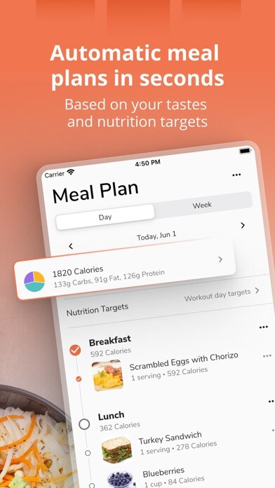 Emulate iPhone app Eat This Much - Meal Planner using MyAndroid Emulate iPhone app Eat This Much - Meal Planner using MyAndroid