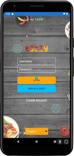 Run android online APK eatzy from MyAndroid or emulate eatzy using MyAndroid