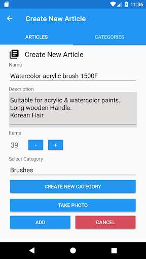 Run android online APK Eazy Inventory from MyAndroid or emulate Eazy Inventory using MyAndroid