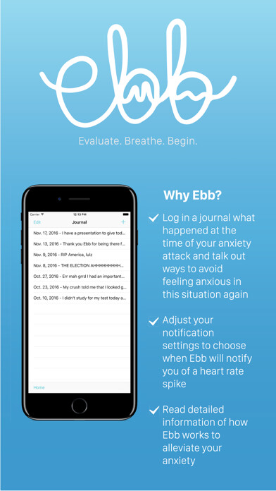 Emulate iPhone app Ebb - Evaluate. Breathe. Begin. using MyAndroid Emulate iPhone app Ebb - Evaluate. Breathe. Begin. using MyAndroid