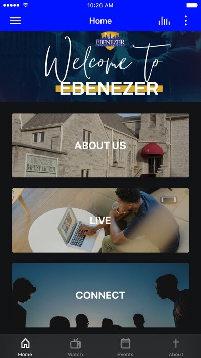 Run android online APK Ebenezer Baptist Church - INDY from MyAndroid or emulate Ebenezer Baptist Church - INDY using MyAndroid Run android online APK Ebenezer Baptist Church - INDY from MyAndroid or emulate Ebenezer Baptist Church - INDY using MyAndroid