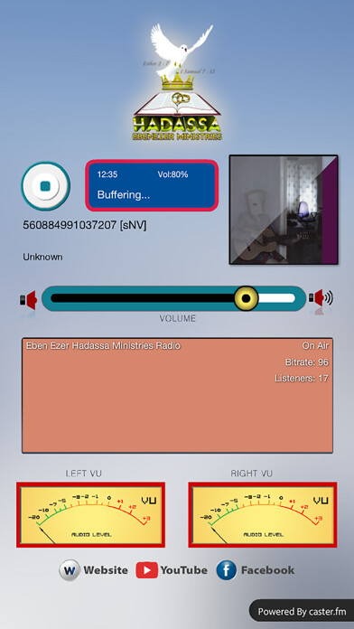 Emulate iPhone app Eben Ezer Hadassa Ministries using MyAndroid