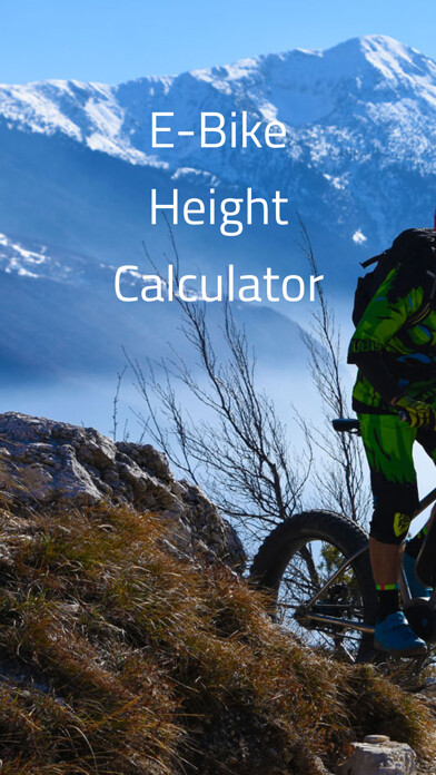 Emulate iPhone app E-Bike Height Calculator using MyAndroid Emulate iPhone app E-Bike Height Calculator using MyAndroid