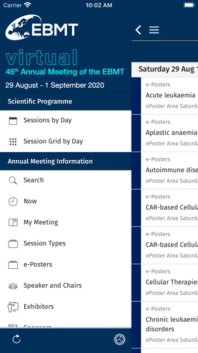 Emulate iPhone app EBMT 2020 using MyAndroid Emulate iPhone app EBMT 2020 using MyAndroid