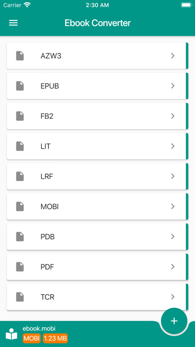 Emulate iPhone app Ebook Converter using MyAndroid Emulate iPhone app Ebook Converter using MyAndroid